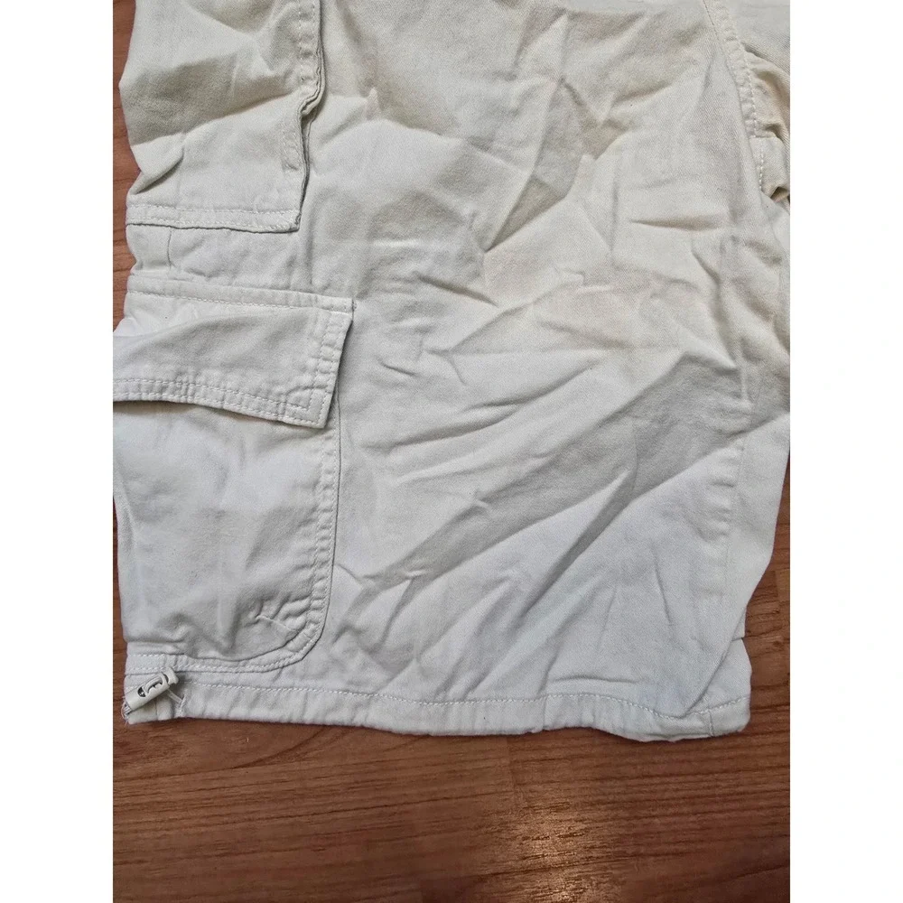 Aeropostale Gorpcore Cargo Bermuda Shorts Khaki Men's Size Medium